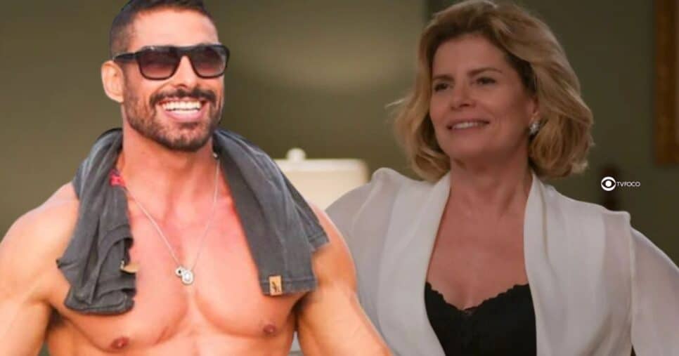 César e Odete em Êta Mundo Melhor! (Foto: Reprodução / Globo / Montagem TV Foco)