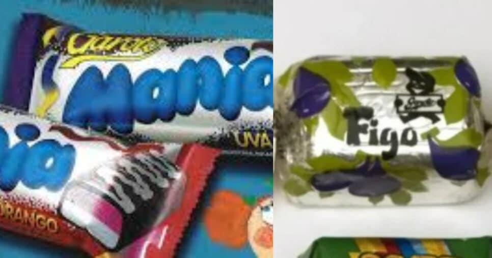 Esses chocolates da Garoto já não existem mais (Foto: Reprodução/Montagem TV Foco)