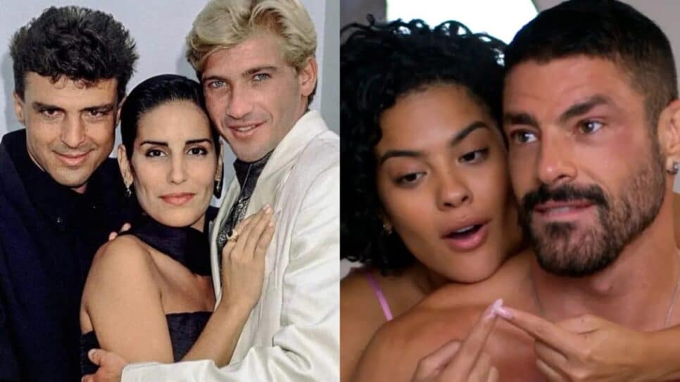 Maria de Fátima se casa por interesse com príncipe italiano gay em plano com César ao final da versão original de Vale Tudo. Será que o atual par seguirá o mesmo destino? (Foto: Reprodução/ Globo/ Divulgação/ Montagem)
