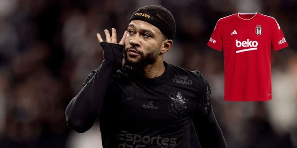 Depay pode vestir a camisa vermelha do Besiktas (Reprodução: Rodrigo Coca)
