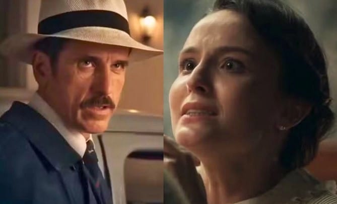 Ernesto e Estela em Êta Mundo Melhor! (Foto: Reprodução / Globo)