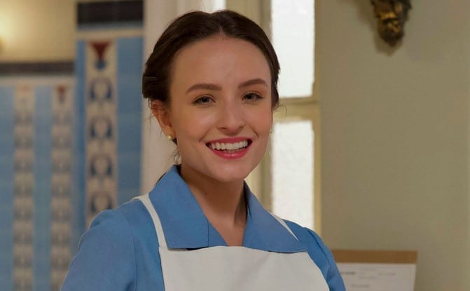 Estela (Larissa Manoela) em Êta Mundo Melhor! (Foto: Reprodução / Globo)
