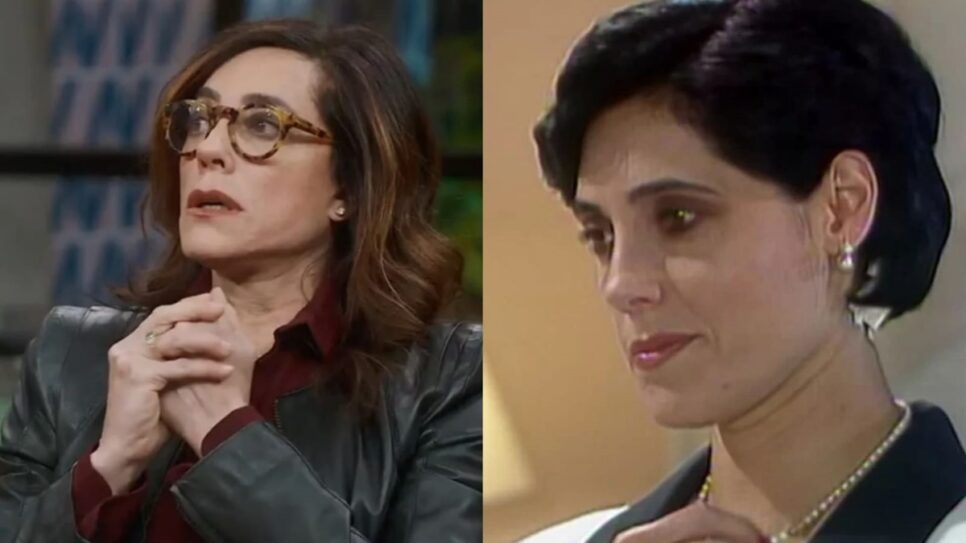 Protagonista de "A Viagem", a atriz Christiane Torloni, a Diná, revela perturbação com assombrações durante período de gravações da novela (Foto: Reprodução/ Globo/ Montagem)