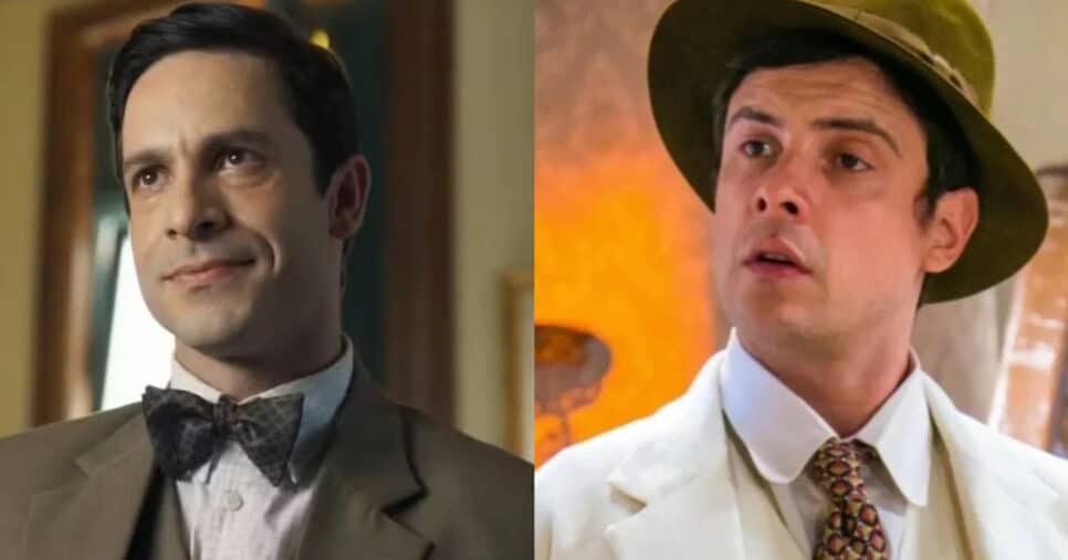 Traição de Celso e toma atitude de Candinho: Êta Mundo Melhor (Foto: Reprodução/Montagem TV Foco) globo