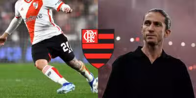 Filipe Luís pode se salvar com reforço de meia ao Flamengo (Reprodução: Thiago Ribeiro)