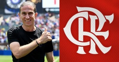 Filipe Luís, técnico do Flamengo - Montagem/TV FOCO