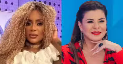 SBT cogita Mara Maravilha ao lado de Cariúcha no Fofocalizando (Foto: Reprodução/Montagem TV Foco)