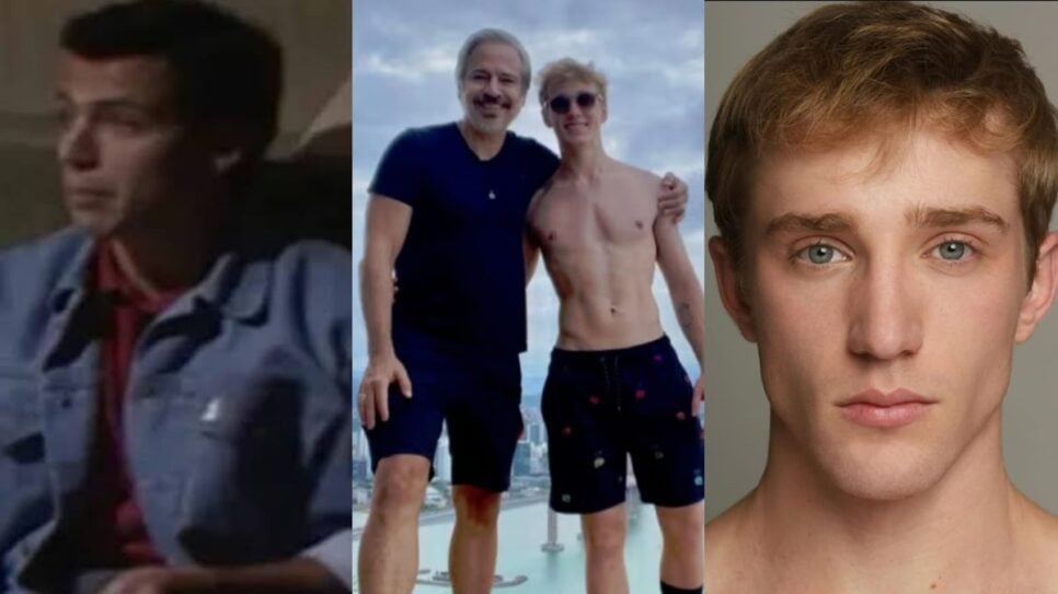 Carlos de "Vale Tudo" (1988), termina relacionamento com modelo de 41 anos de diferença (Foto: Reprodução/ Instagram/ Montagem)