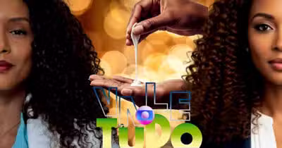 Saiba como ter cachos perfeitos como de Raquel, em Vale Tudo  (Foto Reprodução/Montagem/Lennita/Canva/Tv Foco/GMN/Globo)