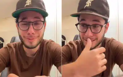 Irmão de Marília Mendonça surgiu aos prantos em live pedindo respeito a família (Foto reprodução)