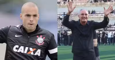 Júlio César crava veredito sobre Tite e aceita volta ao Corinthians (Foto: Reprodução/Montagem TV Foco)