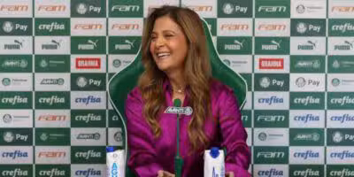 Leila Pereira se arma por reforço do Vasco ao Palmeiras (Reprodução: Cesar Greco)