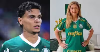 Leila Pereira aceita R$ 194M e Richard Ríos não é mais do Palmeiras - Montagem / TV FOCO