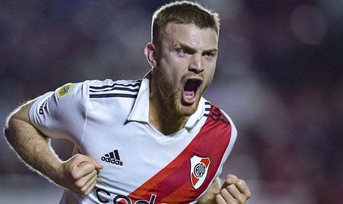 Lucas Beltrán pode jogar no Flamengo (Foto: Reprodução / Marcelo Endelli / Getty Images)
