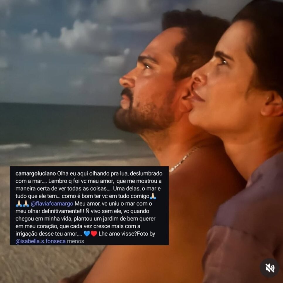 Luciano Camargo assume amor pela esposa publicamente aos 52, e faz declaração rara e afetuosa (Foto: Reprodução/ Instagram/ Montagem)