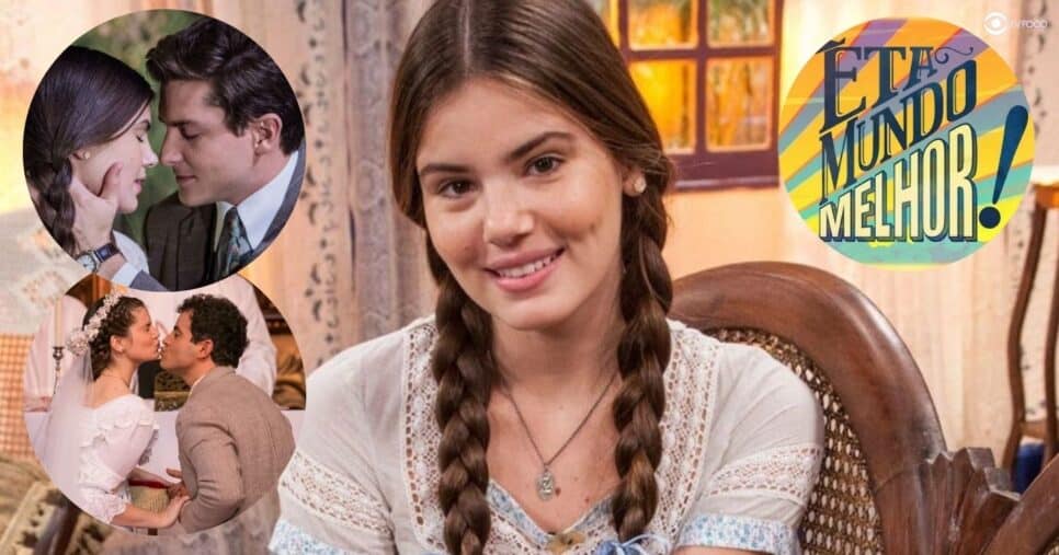 Mafalda (Camila Queiroz) não volta para Êta Mundo Melhor! (Foto: Reprodução / Globo / Montagem TV Foco)