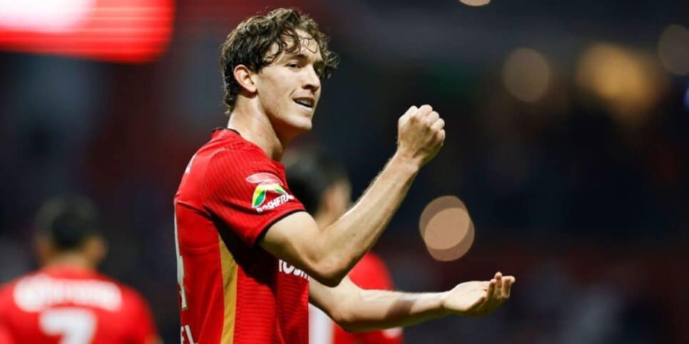 Marcel Ruiz atualmente defende o Toluca, do México (Reprodução: Divulgação)