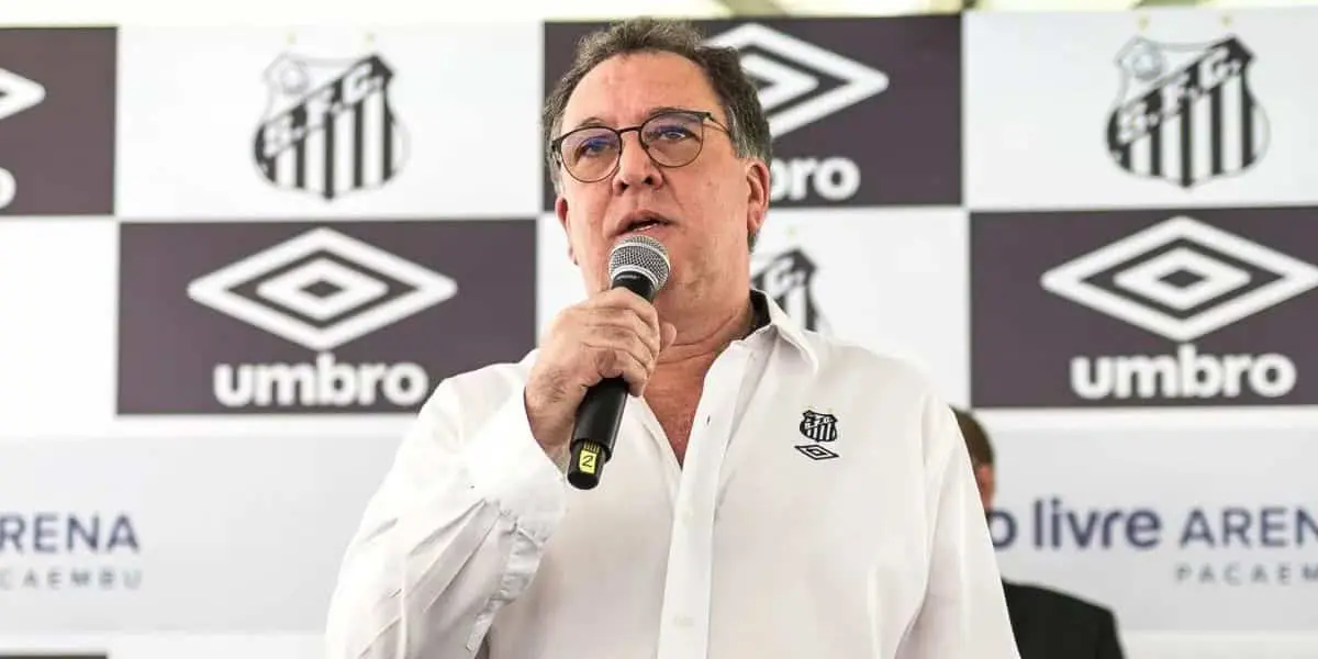 Marcelo Teixeira no Santos (Reprodução: Bruno Vaz)
