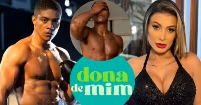 Marlon em Dona de Mim e Andressa Urach (Foto: Reprodução / Globo / Instagram / Montagem TV Foco)