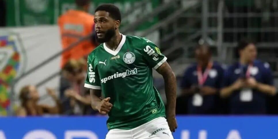 Micael defendendo o Palmeiras (Reprodução: Cesar Greco)