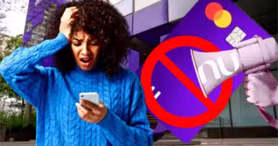 Nubank emite comunicado após cliente reclamar de bloqueio (Foto Reprodução/Montagem/Lennita/Tv Foco/Canva/Nubank)
