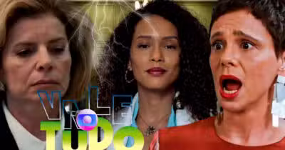 Saiba qual será o destino de Celina após investir nos negócios de Raquel em Vale Tudo (Foto Reprodução/Montagem/Lennita/Canva/Tv Foco/Globo)