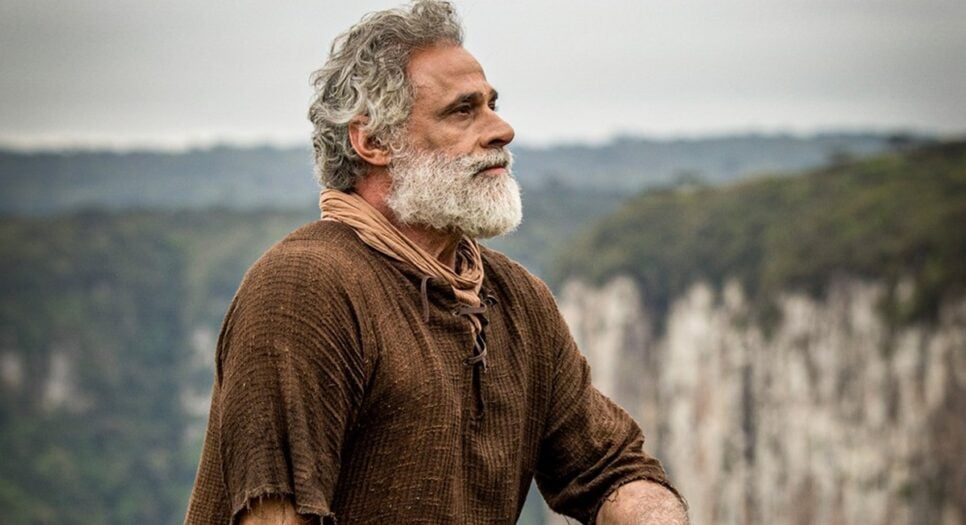 Galã viveu Noé em novela bíblica da Record, seu último trabalho na TV até agora (Foto: Reprodução/ Record)