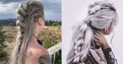 Penteados em cabelo branco (Foto: Reprodução/Montagem TV Foco)