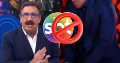 Ratinho se enfurece ao sofrer com proibição de famoso no ar no SBT (Foto: Reprodução/ SBT/ Montagem)