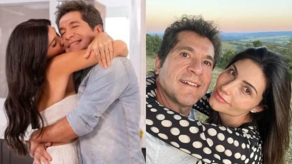 Dançarina Aline de Pádua é esposa do sertanejo e celebra 15 anos de união (Foto: Reprodução/ Instagram/ Montagem)