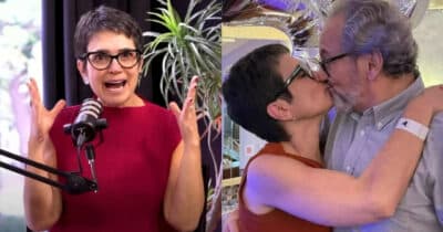 Sandra Annenberg, casada há 28 anos, expõe vida sexual: “Prazer (Foto: Reprodução/Montagem TV Foco)