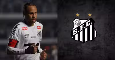 Neymar tem saída do Santos anunciada pra vestir azul - Montagem / TV FOCO