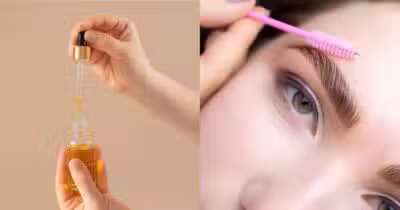 Esse é o óleo natural que fez minhas sobrancelhas crescerem como nunca - Montagem / TV FOCO