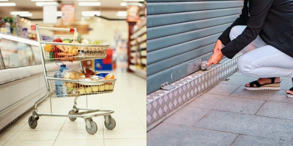 Fechamento de 4 unidades de supermercado em Goiás (Reprodução: Montagem TV Foco)