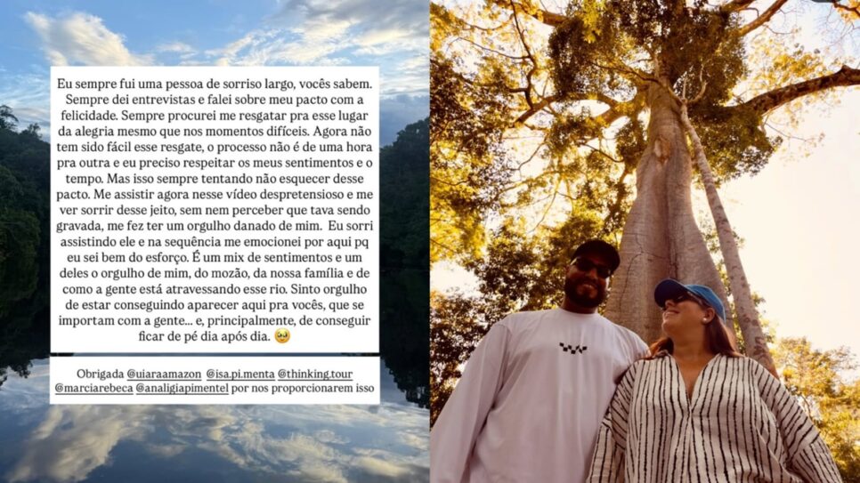Tati Machado faz textão de resiliência e orgulho (Foto: Reprodução/ Instagram/ Montagem)