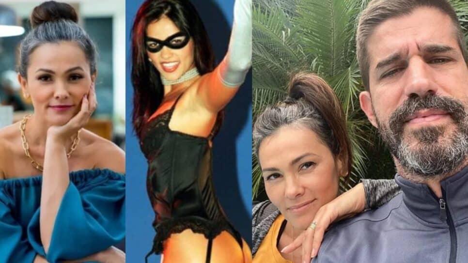 Suzana Alves, a Tiazinha, hoje em dia e no passado com fama: separação anunciada após casamento de 15 anos (Foto: Reprodução/ Divulgação/ Instagram/ Montagem)