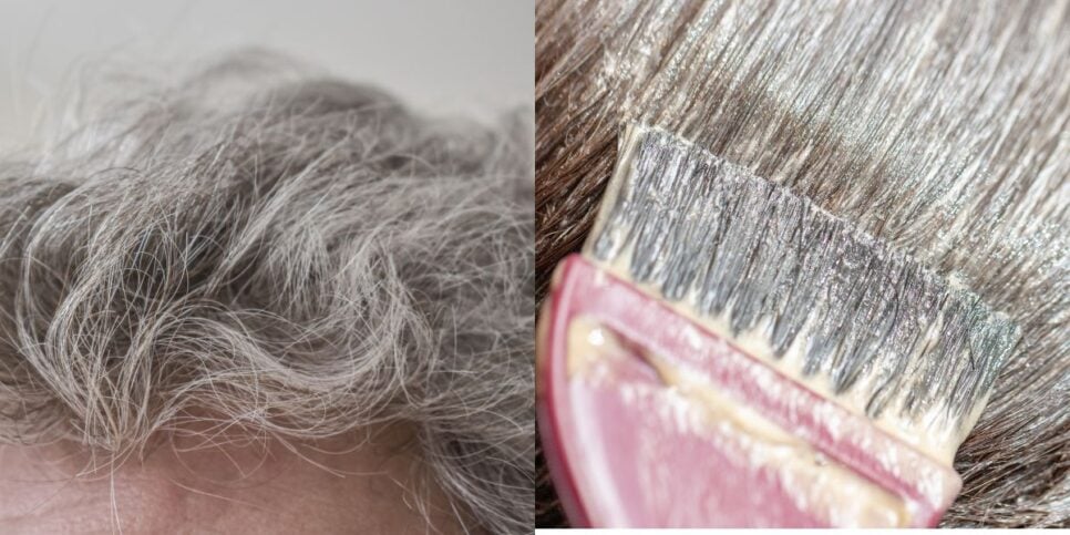Tinta natural ajuda a acabar com os fios brancos (Reprodução: Montagem TV Foco)