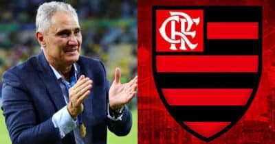 Vingança contra o Flamengo: Tite anuncia volta em time da série A (Foto: Reprodução/Montagem TV Foco)