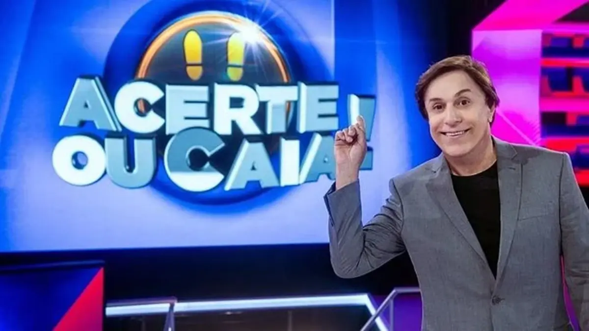 Tom Cavalcante no Acerte ou Caia (Foto: Reprodução/ Divulgação, Record)