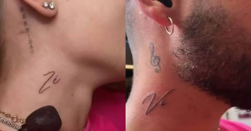 Virginia Fonseca e Zé Felipe têm tatuagens (Foto: Reprodução/Montagem TV Foco)