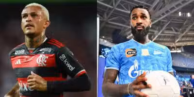 Wesley prestes a jogar pelo Zenit, de Gerson (Reprodução: Marcelo Cortes)