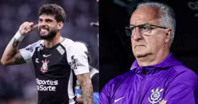 Dorival Jr recebe péssima notícia sobre Yuri Alberto no Corinthians (Foto: Reprodução/Montagem TV Foco)