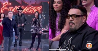 Gracyanne Barbosa e Belo tem acerto de contas no palco do Domingão e até Huck intervém - Foto: Montagem