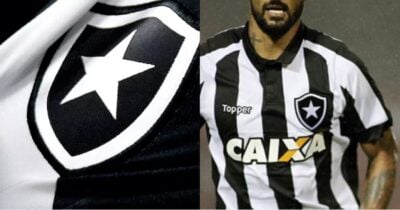 Mulher de craque do Botafogo comunica separação após 8 anos - Foto: Montagem