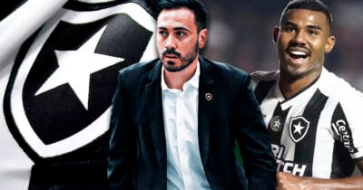 Botafogo - Ancelotti e Cuiabano (Foto: Reprodução)