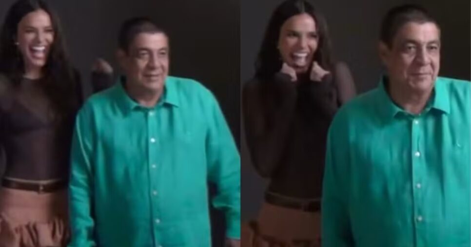 Bruna Marquezine ao lado de Zeca Pagodinho - Foto: Redes sociais