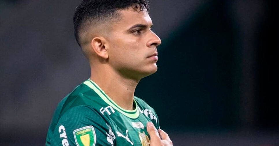 Bruno Rodrigues no Palmeiras (Foto: Reprodução - Instagram)