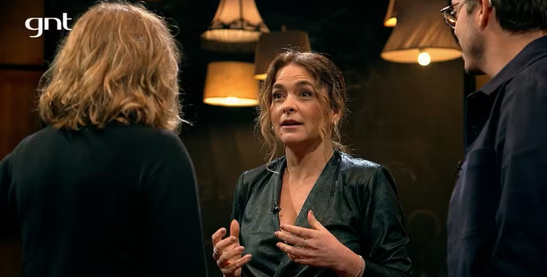 Cláudia Abreu, Renata Sorrah e Fábio Porchat - Foto GNT
