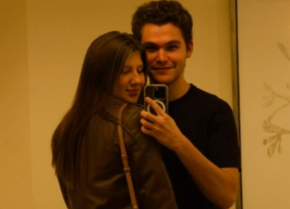 Gabriel Kaufmann e namorada (Foto: Reprodução)