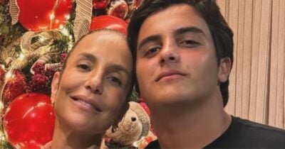 Ivete Sangalo com o seu filho - Foto Internet